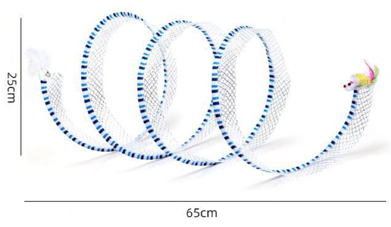 Self-play Cat Hunting Spiral Tunnel Toy