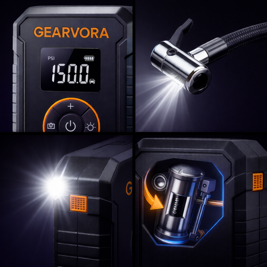 150 PSI Portable Tire Inflator