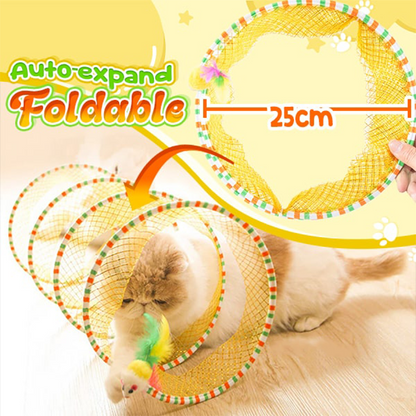 Self-play Cat Hunting Spiral Tunnel Toy