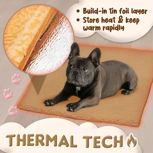 Self-Heating Cozy Pet Blanket Kennel