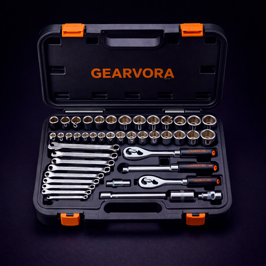 Heavy-Duty Socket & Wrench Set