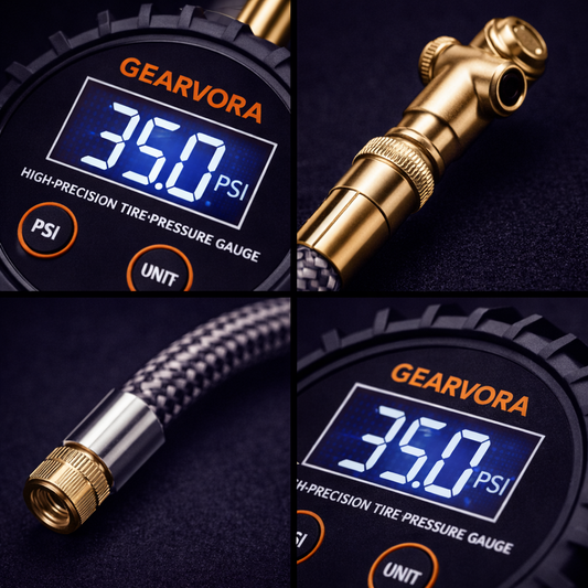 High-Precision Tire Pressure Gauge