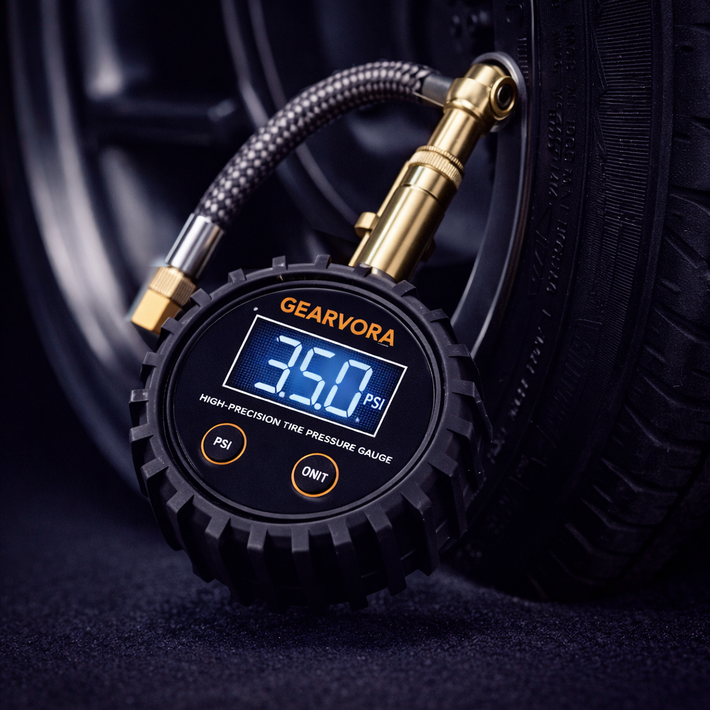 High-Precision Tire Pressure Gauge
