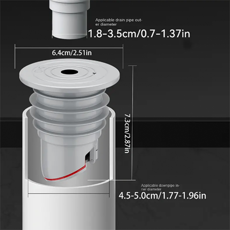 Anti-Backflow Laundry Sealing Drain Valve