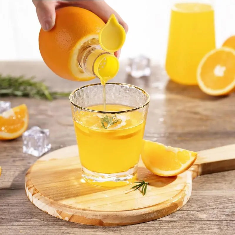 Portable Lemon Juicer - BPA-Free Plastic 2026 New Model Spiral Cap Manual Citrus Juicer For Cocktail Mixing & Lemon Juicing With Anti-Drip Cap