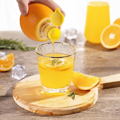 Portable Lemon Juicer - BPA-Free Plastic 2026 New Model Spiral Cap Manual Citrus Juicer For Cocktail Mixing & Lemon Juicing With Anti-Drip Cap