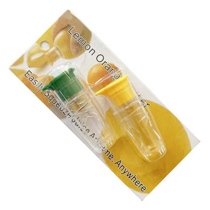 Portable Lemon Juicer - BPA-Free Plastic 2026 New Model Spiral Cap Manual Citrus Juicer For Cocktail Mixing & Lemon Juicing With Anti-Drip Cap