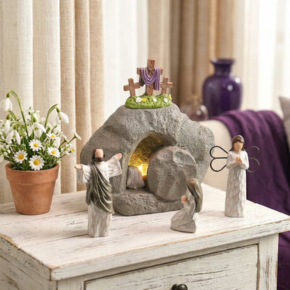 🎁Flash Sale 🎁 Resurrection Light Empty Tomb Easter Scene