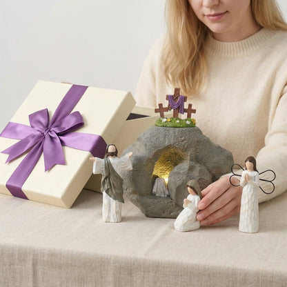 🎁Flash Sale 🎁 Resurrection Light Empty Tomb Easter Scene