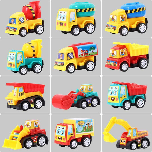 🐰 🐣12 Prefilled Easter Eggs With Pull Back Cars🚚