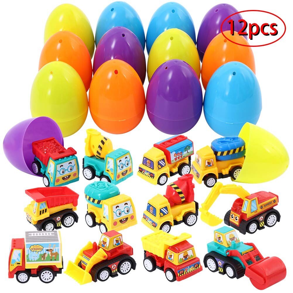 Construction Vehicles(12pcs/Egg 3