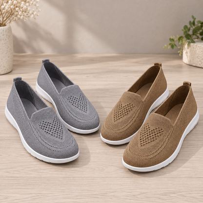 🔥LAST DAY: 70% OFF — 👟Step Into All-Day Comfort with Women’s Orthopedic Knit Slip-On Shoes