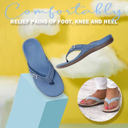 🔥Last Day Promotion 60% OFF - Orthopedic Arch Support Flip Flops ✅Feel Pain-Free and Light on Your Feet All Day Long