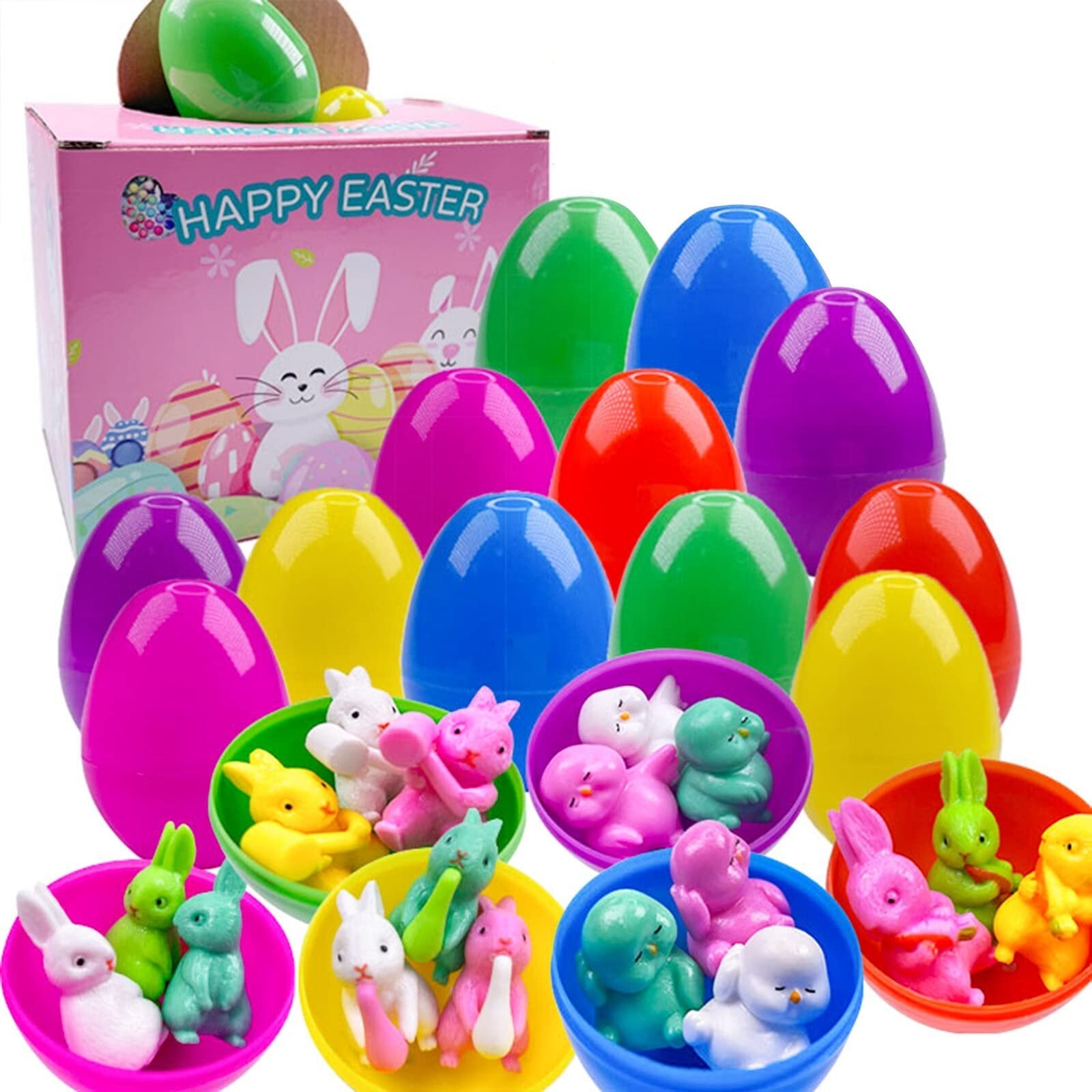 Rabbit dolls(12pcs/Egg 2.5
