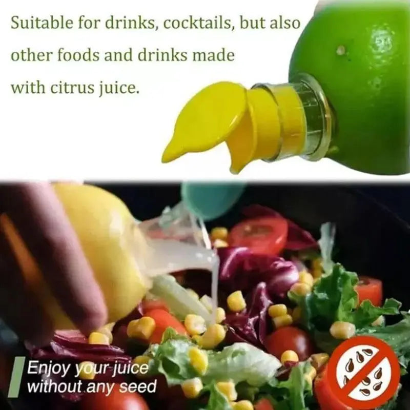 Portable Lemon Juicer - BPA-Free Plastic 2026 New Model Spiral Cap Manual Citrus Juicer For Cocktail Mixing & Lemon Juicing With Anti-Drip Cap